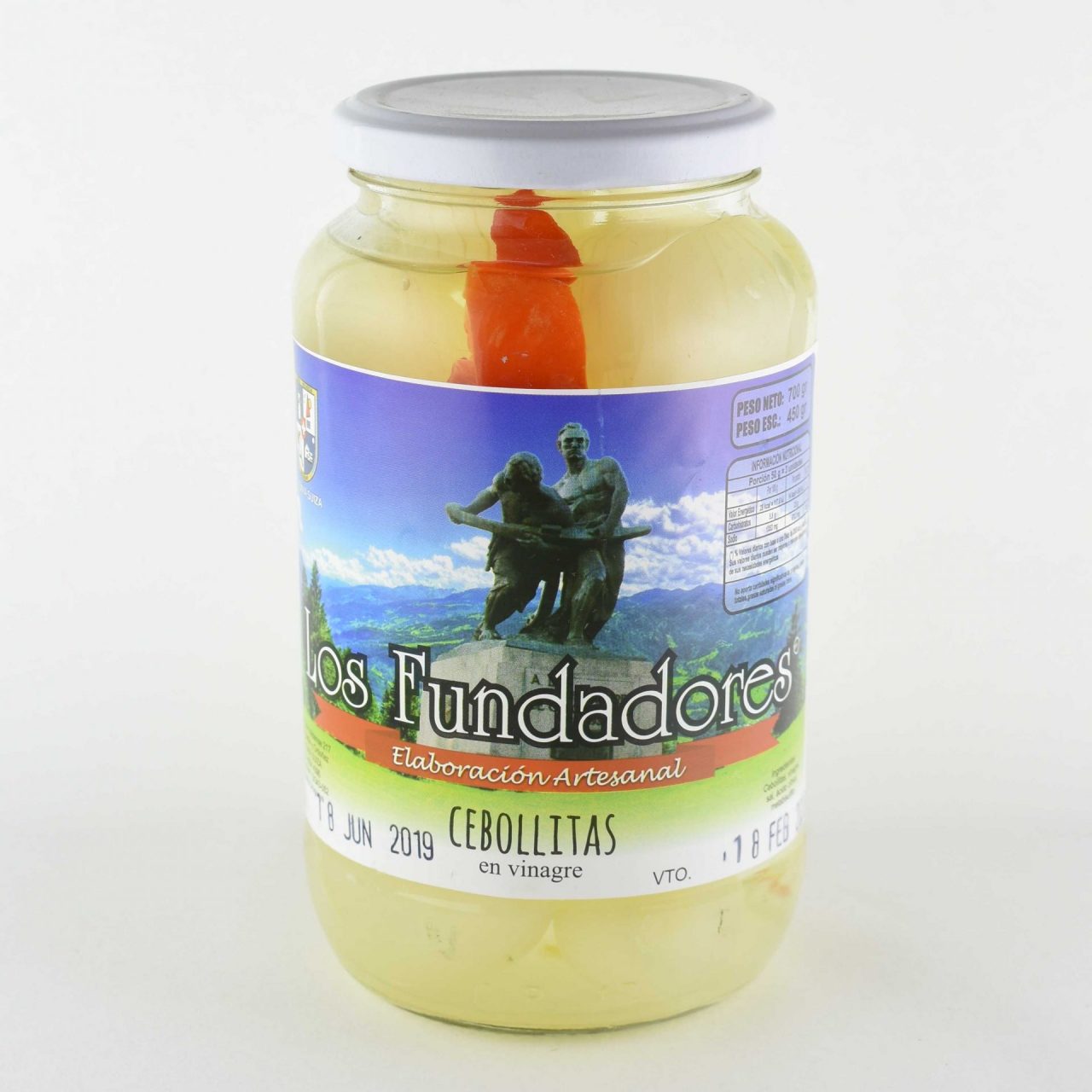 Cebollitas en Vinagre Fundadores 700 gr
